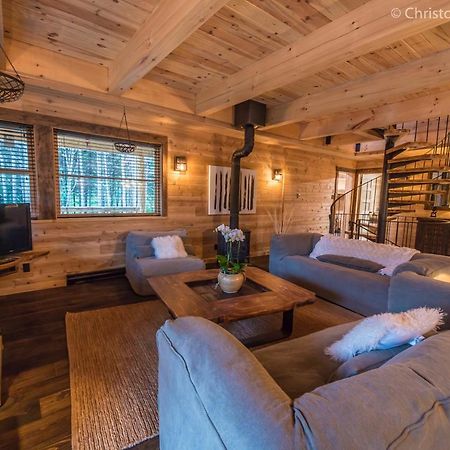 Chalet Tao Par Les Chalets Spa Canada Ла-Мальбе Екстер'єр фото