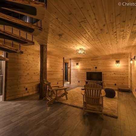 Chalet Tao Par Les Chalets Spa Canada Ла-Мальбе Екстер'єр фото