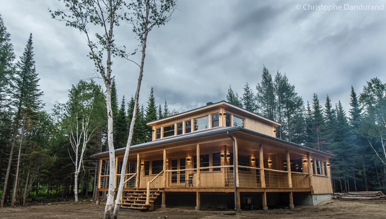 Chalet Tao Par Les Chalets Spa Canada Ла-Мальбе Екстер'єр фото