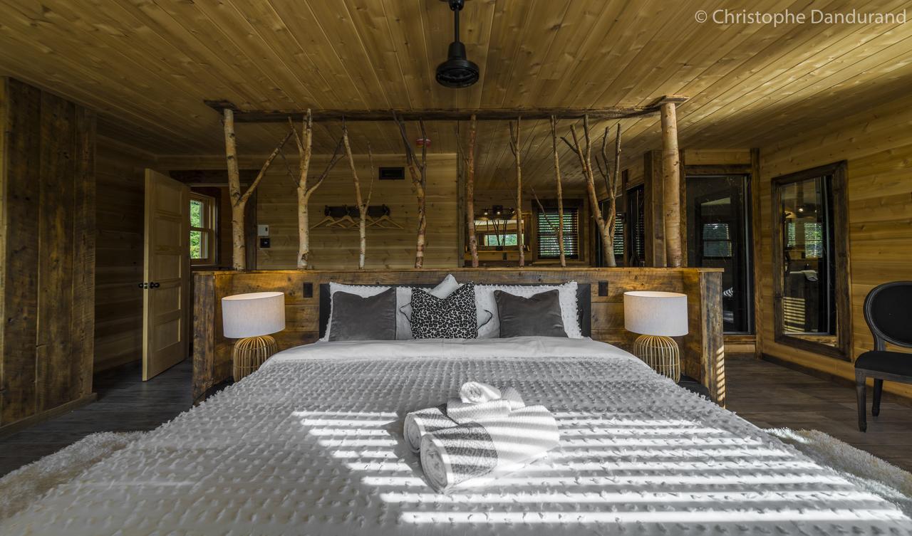 Chalet Tao Par Les Chalets Spa Canada Ла-Мальбе Екстер'єр фото