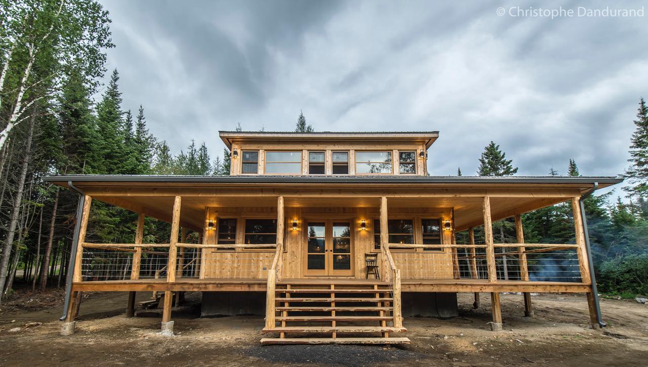 Chalet Tao Par Les Chalets Spa Canada Ла-Мальбе Екстер'єр фото