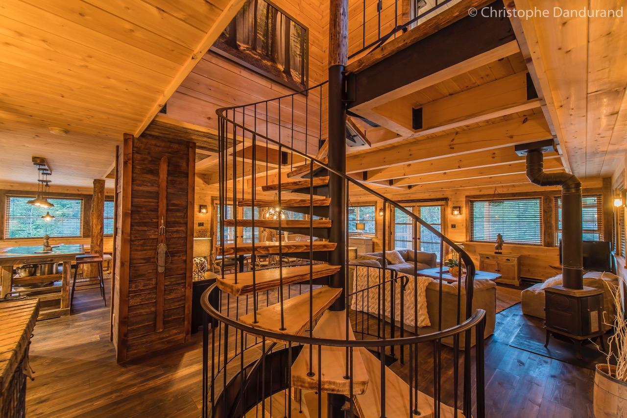 Chalet Tao Par Les Chalets Spa Canada Ла-Мальбе Екстер'єр фото