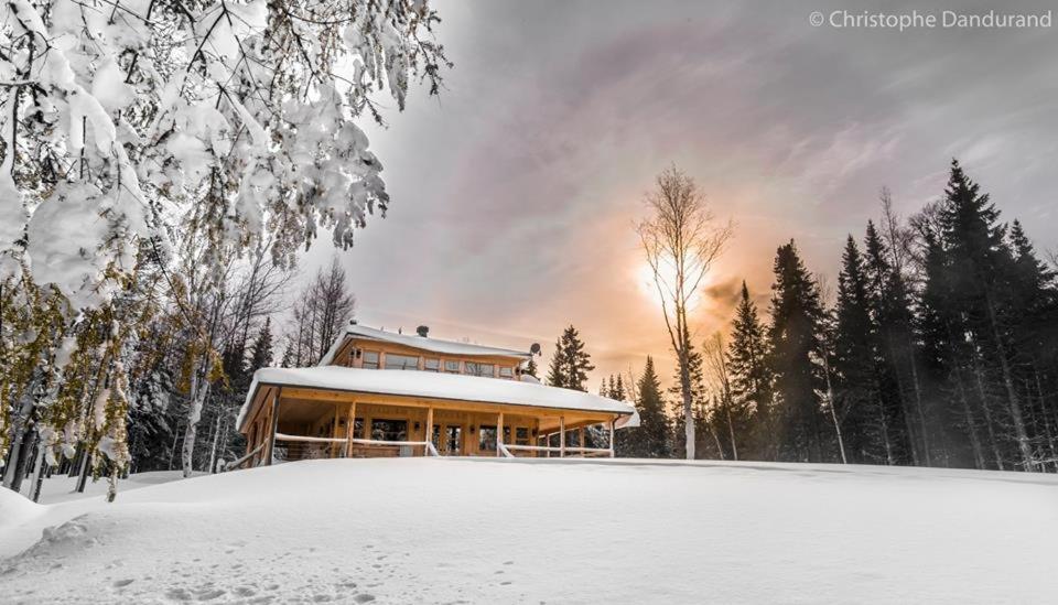 Chalet Tao Par Les Chalets Spa Canada Ла-Мальбе Екстер'єр фото